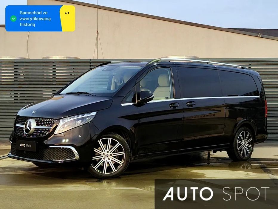 Mercedes-Benz Klasa V Extra Long Avantgarde, PL, 1 Wł., ASO, FV VAT23% lub Cesja, Gwarancja