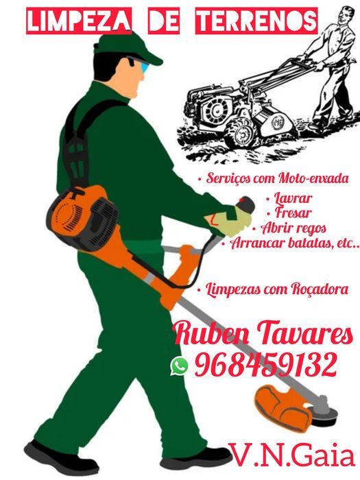 Land Clearing with Brush Cutter