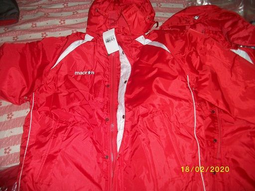 Футбольная куртка Macron Италия для хлопчика  осень,зима размер XXS