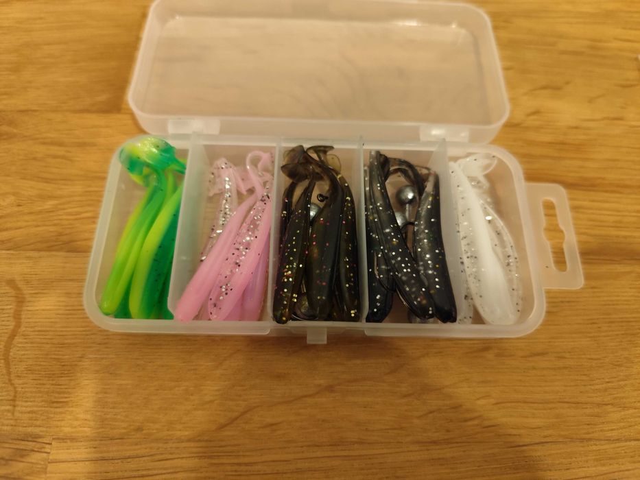 Kit iscos moles de pesca com anzol