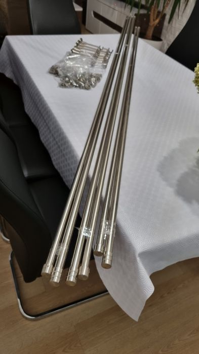 Karnisze metalowe 2x 2.42cm