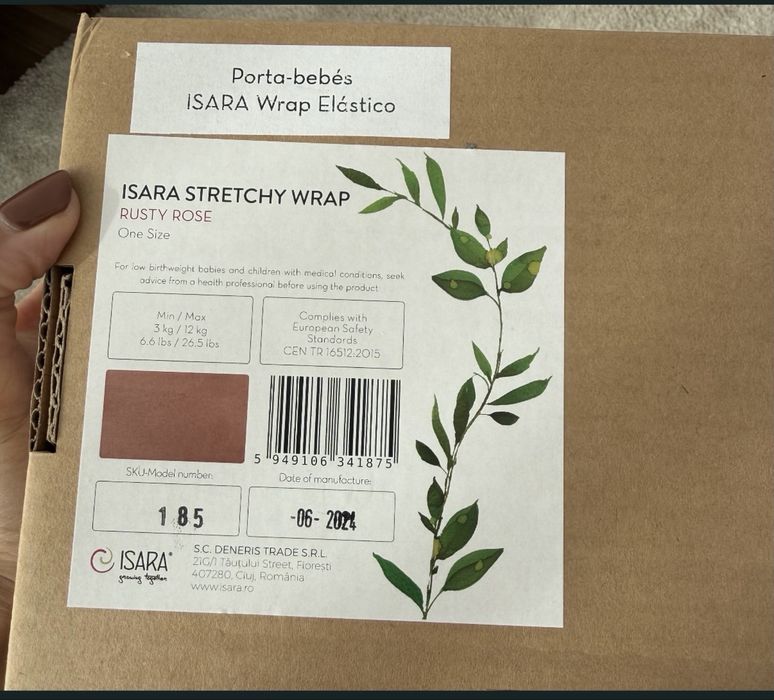 Marsupio - Isara Stretchy Wrap - Porta bebés