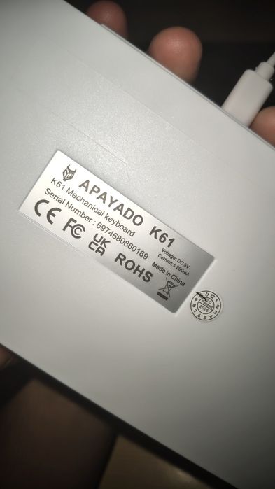 Teclado 60% Mecânico Red Switch