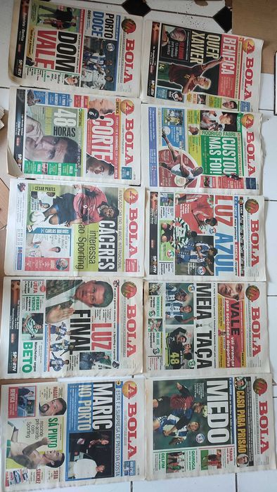 70 Jornais a Bola de 2001