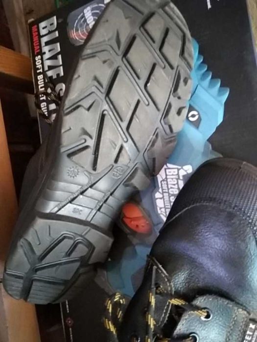 туфлі шкіряні чоловічі робочі з металевим носком 45р