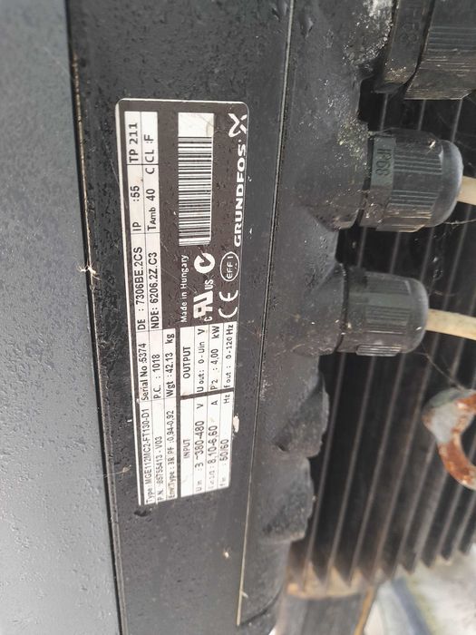 Bombas Grundfos de alta pressao automatizadas