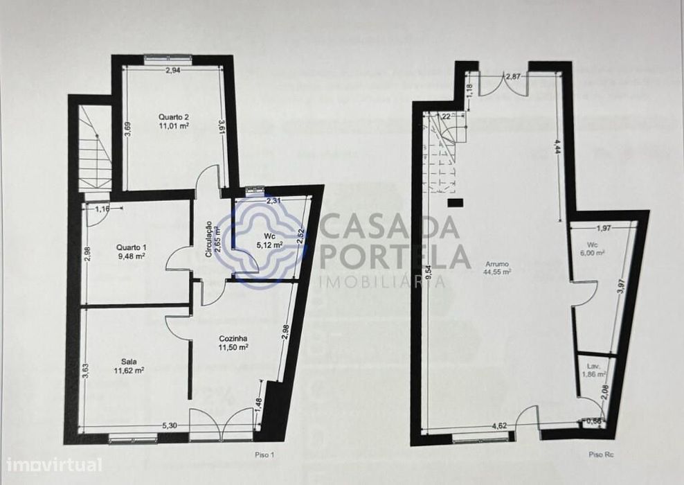 Moradia T2 completamente renovada, com terraço e jardim, a menos de 5