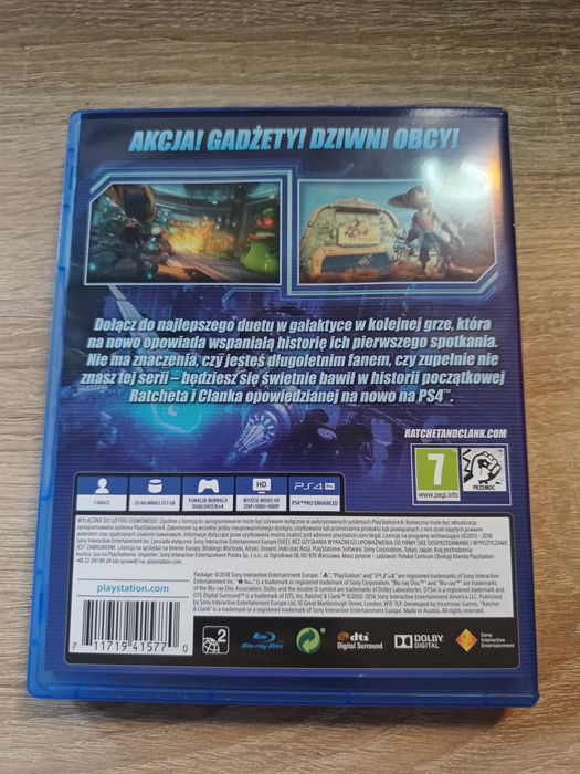 Gra ratchet Clank na ps4