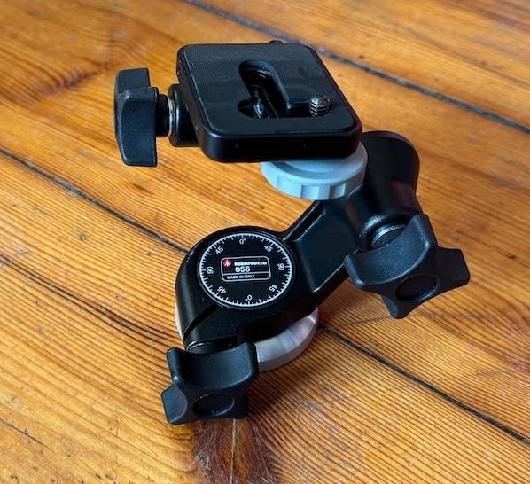 Głowica 3D Manfrotto 056 + Super Clamp 035 + trzpień 1/4 3/8