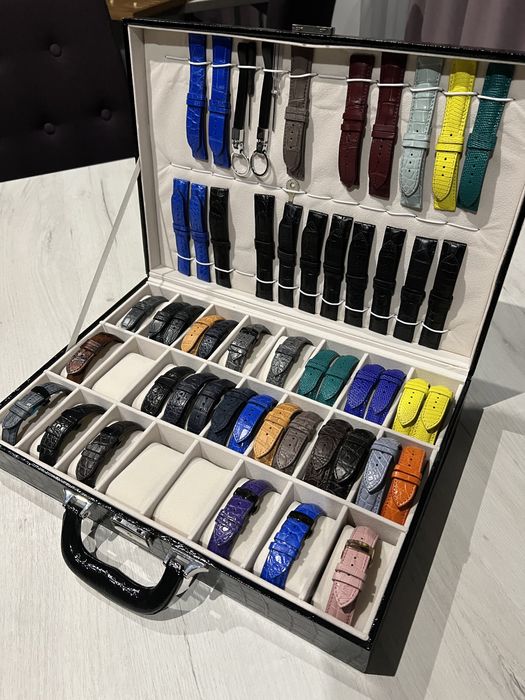 Ремешок из кожи крокодила для наручных часов