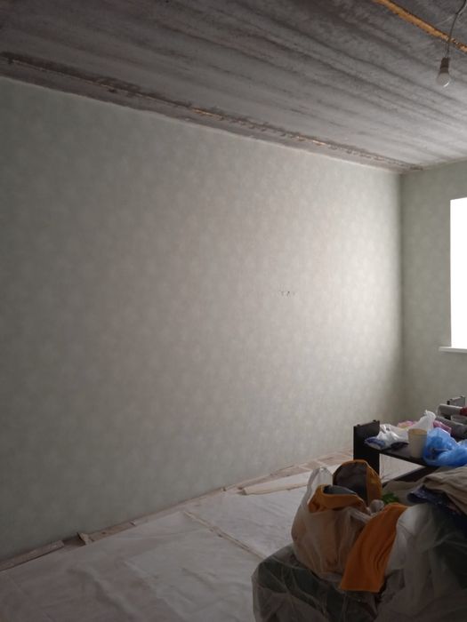 Поклейка шпалер ,Фарбування.