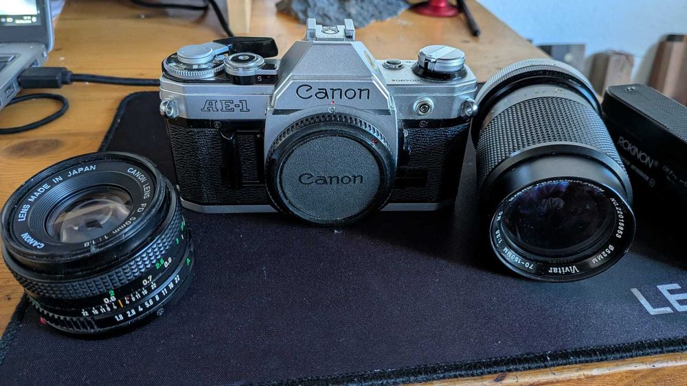 Canon AE-1 - Máquina fotográfica analógica Canon AE1