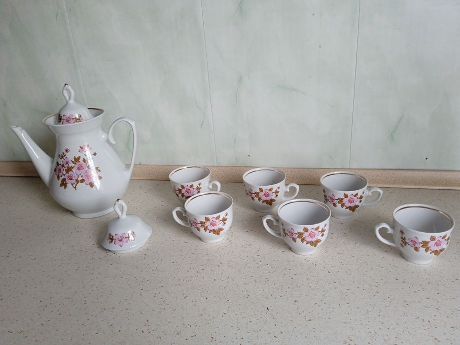 Zestaw kawowy porcelana