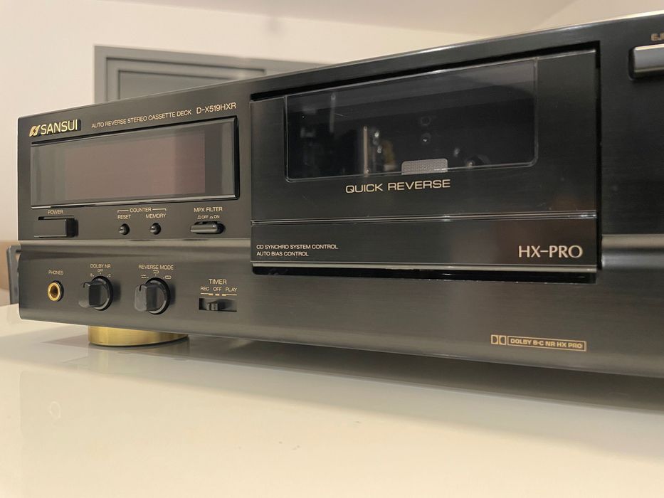 Leitor k7 SANSUI D-X519HXR