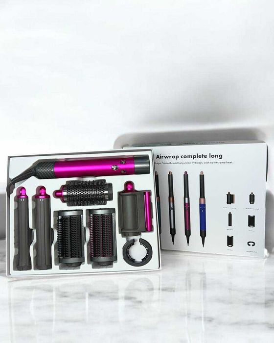 Фен-стайлер для волосся 6в1 преміальний дизайн, різні кольори