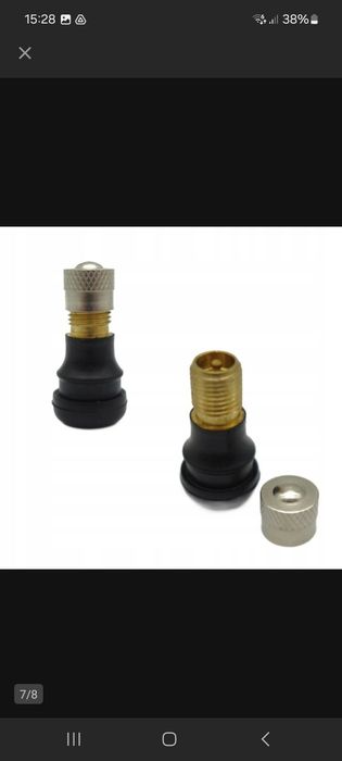 4x Wentyl Prosty do Hulajnogi Elektrycznej Xiaomi / Ninebot / Motus