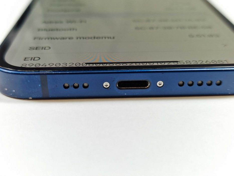 Iphone 12 64GB/ Blue/ Niebieski/ BAT 86%/ Grade B + ładowarka