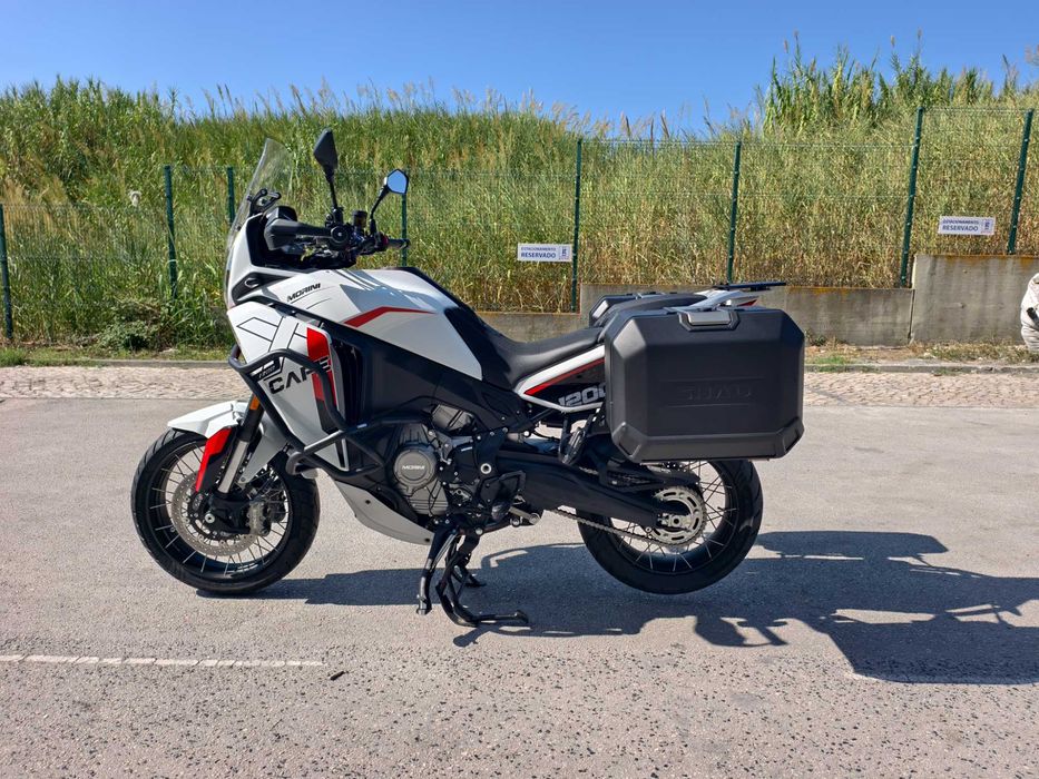 Malas Laterais Shad Terra 47L + 36L + Suporte Lateral Moto Morini X-CAPE 1200