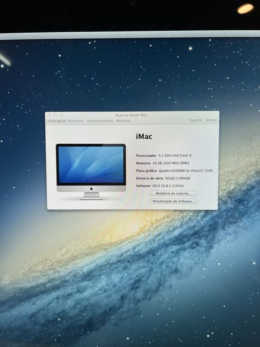 Imac 2012 com SSD