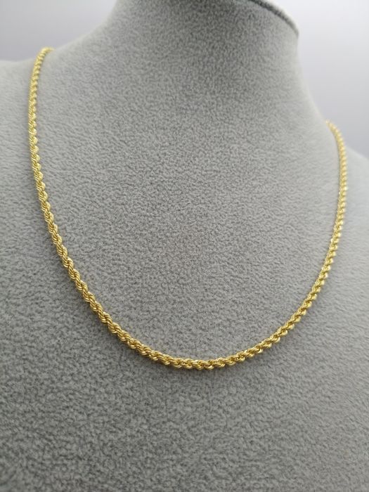 Złoty Łańcuszek Kordel 50cm Pr.585 Nowy Zapraszamy