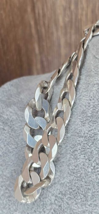 Srebrny Łańcuch Próba 925 Waga 143.12g Szerokość 15.50mm Długość 56cm