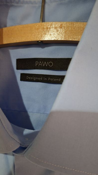 Koszula meska niebieska  Pawo wzrost 170 nowa