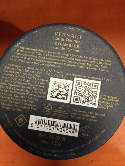 Dylan Blue woda perfumowana Versace 30 ml