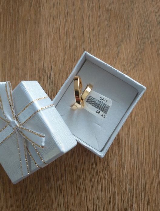 Kolczyki kółka 2cm pozłacane