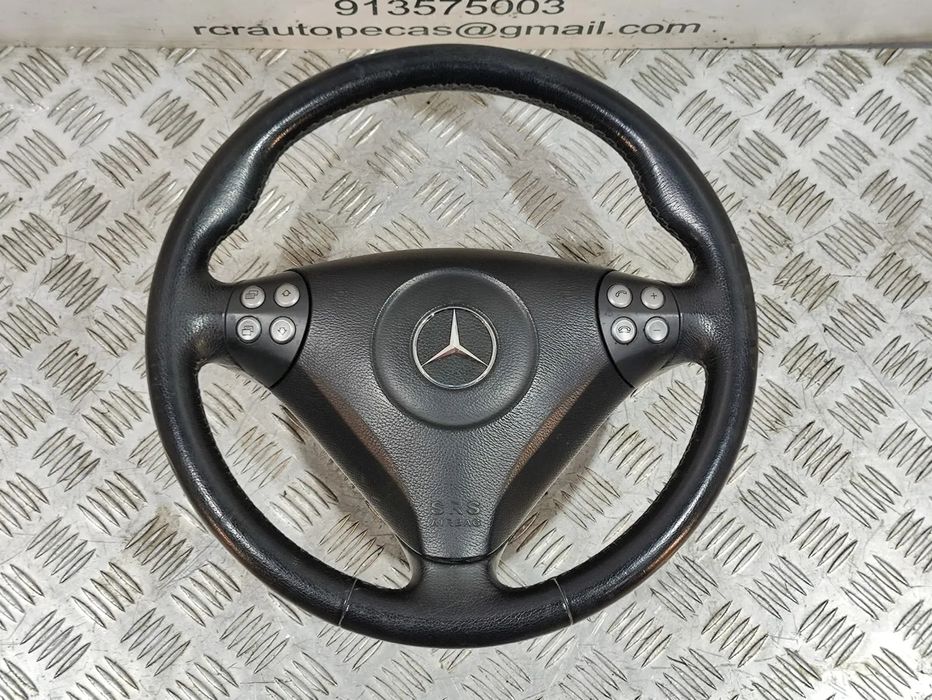 Volante Completo em Pele Multifunções Mercedes Benz SLK R171