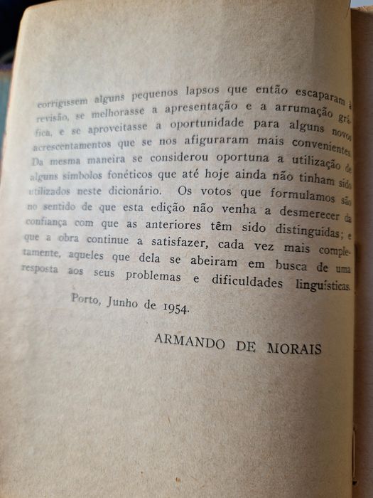 Dicionário Inglês Português 1954 Editorial Domingos Barreira