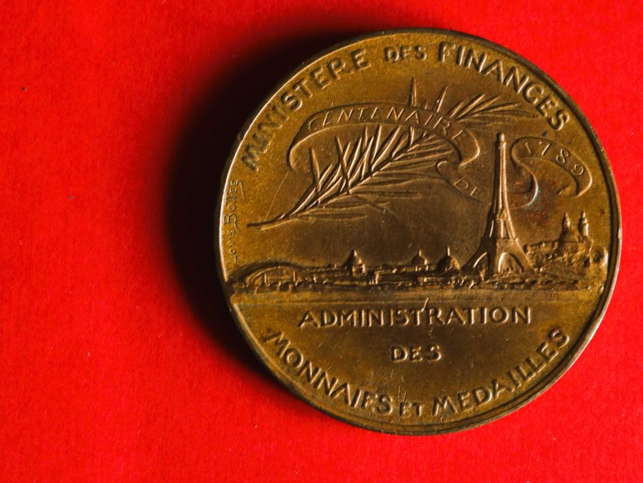 Republique Française Centenaire de 1789 Adm. Monnaies et Medailles