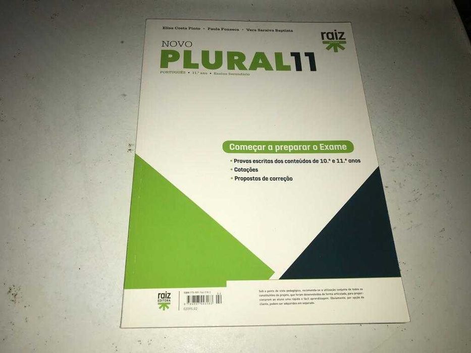 Caderno de Atividades "Novo Plural 11" - Português 11º ano