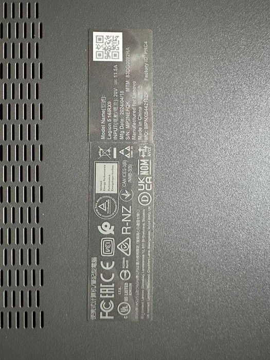 Lenovo Legion 5 16IRX9 | RTX 4070 | i7-14650HX |  Геймерський монстр!