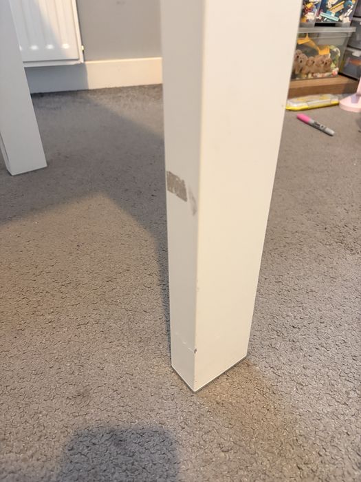 Biurko Regulowane Ikea biało różowe