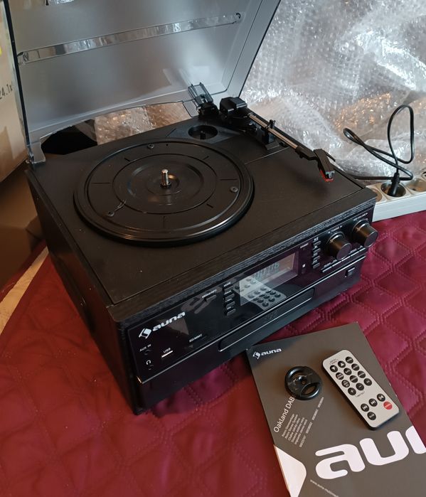 Програвач вінілу, Auna Oakland DAB, BT, FM, USB, CD, SD, TAPE