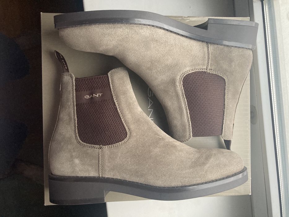 Ботинки челси Gant Prepdale серые 43 размер