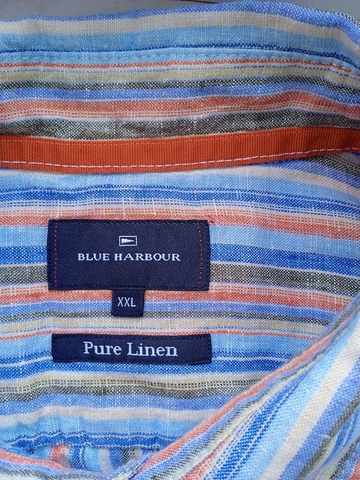 BLUE  BARBОUR, льон, XXL, XXXL.