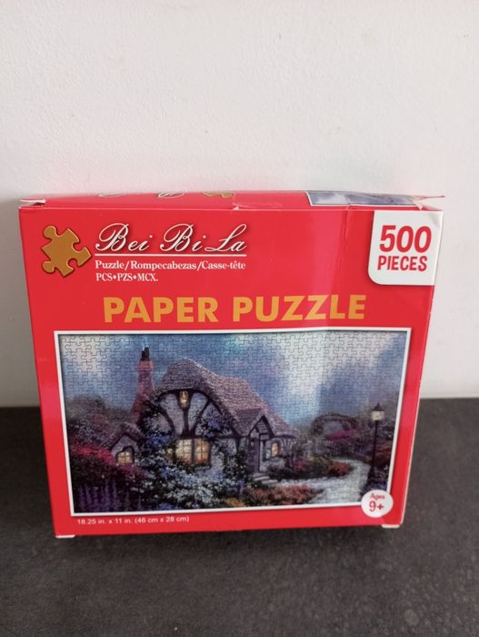 Puzzle kompletne 500 elementów 46x28 cm