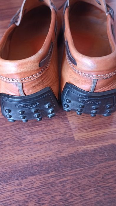 Mocassins vela Tod's laranja 38