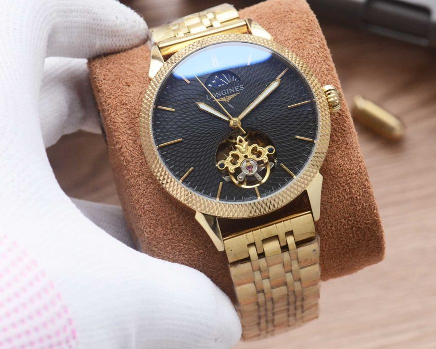 Годинник автоматичний LONGINES різні кольори в золоті
