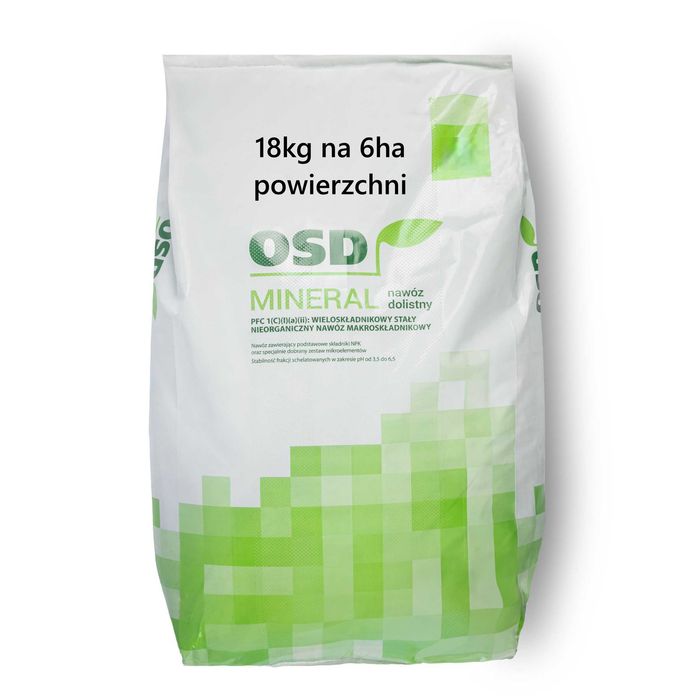 OSD Mineral 18 kg nawóz dolistny na zboża, azot, fosfor, potas na 6 ha