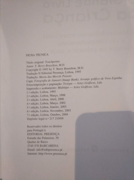 O grande livro da criança - T. Berry Brazelton