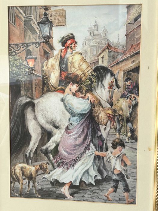 Quadros Cavaleiro e Dançarina