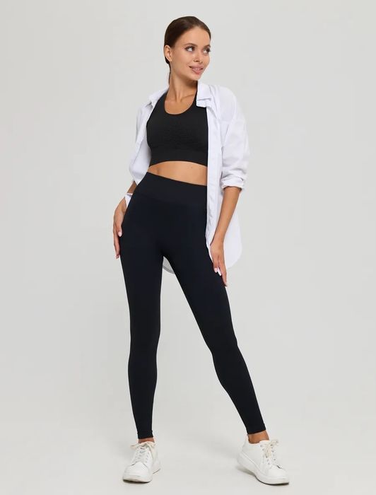 Лосини в рубчик з пуш ап Леггінси в рубчик з пуш апп ефектом лосины