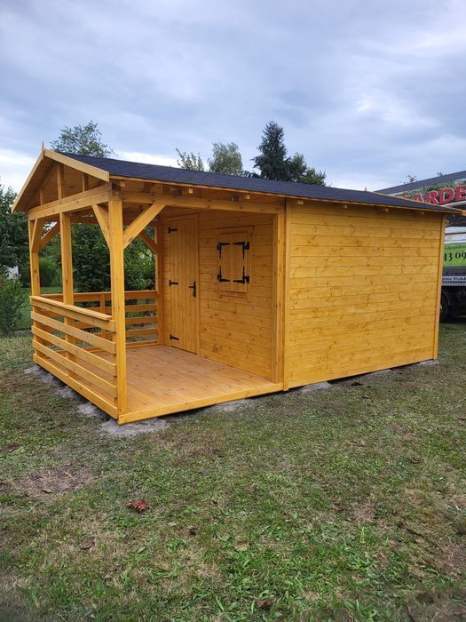 PROMOCJA Domek na narzędzia narzędziowy ogrodowy taras drewutnie