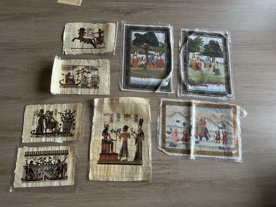 Ilustrações em papiro - nunca usadas