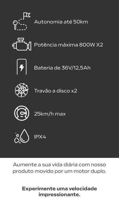 Trotineta urbanglide pro 2 Motores