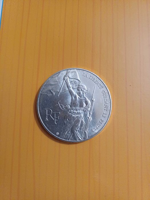 Moeda de prata de 1993 Musee du Louvre
