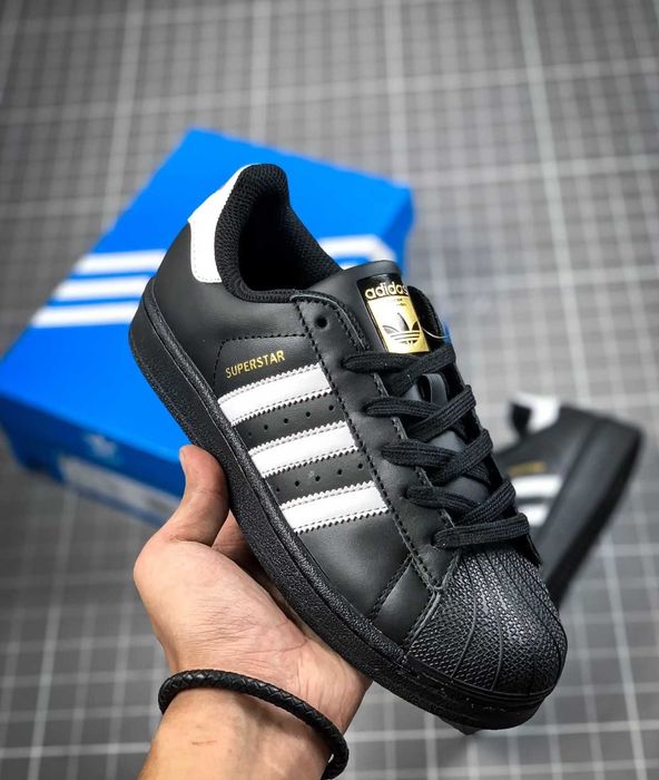 Nowe adidas Superstar XLG|Black White R.40