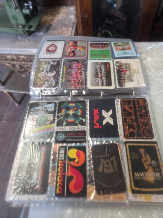 Colecção de 600 calendarios dos anos 80